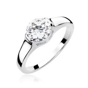 Inel argint cu piatra DiAmanti Z1617AR_W-DIA (Argint 925‰ 2,5 g.)